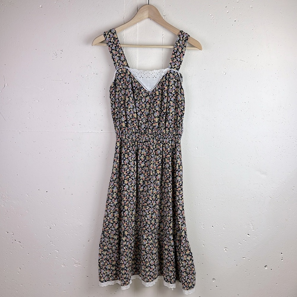 Vintage Floral Boho Sundress